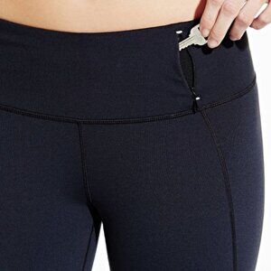Calia Mid Rise Essential Straight Pant Caviar S
